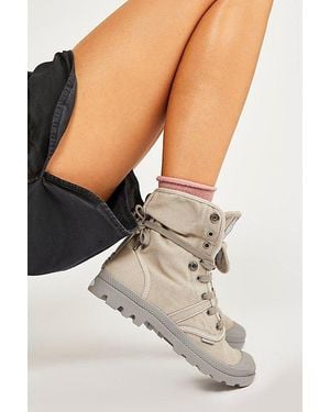 Palladium Baggy Boots - Natural