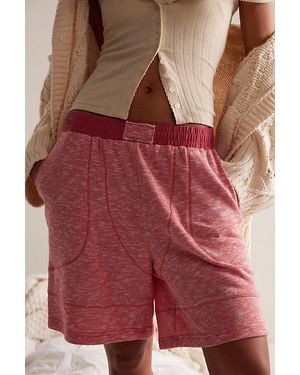 Intimately By Free People Everything I Want Boxer Shorts By - Red