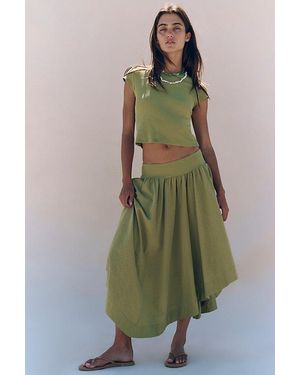 free-est Annette Tee Skirt Set By - Green