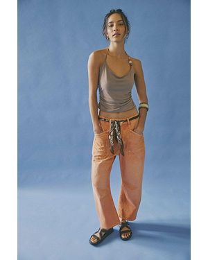 Free People Minimalist Moxie Barrel Jeans - Brown