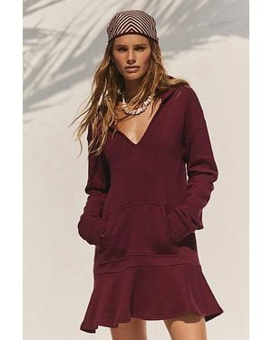 free-est Rafferty Hoodie Mini Dress By - Red
