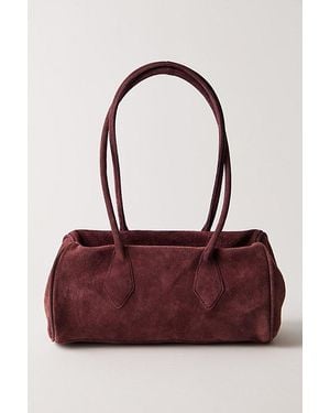 Free People Sierra Suede Shoulder Bag - Red