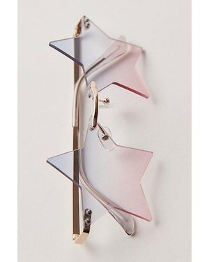 Free People Stars Hallow Sunglasses - Pink
