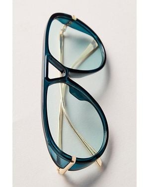 Free People Sunday Afternoon Aviator Sunglasses - Blue