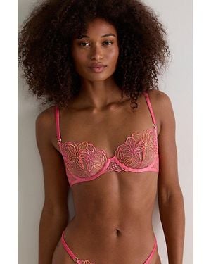 Bluebella Lilly Embroidered Underwire Bra - Brown