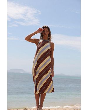 free-est Sunspell Striped Midi Dress By - Blue