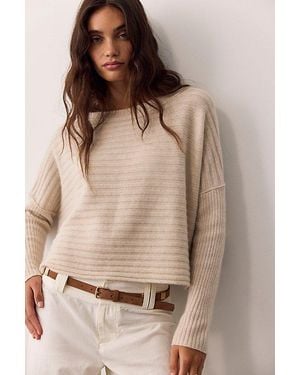 Free People Spencer Cashmere Pullover - Blue