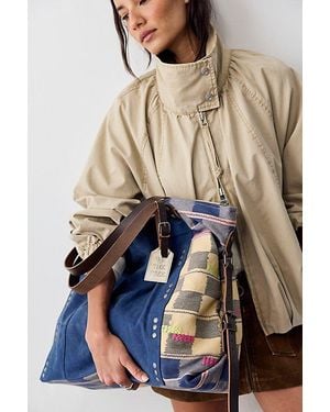Free People Patchwork Tote Bag - Natural