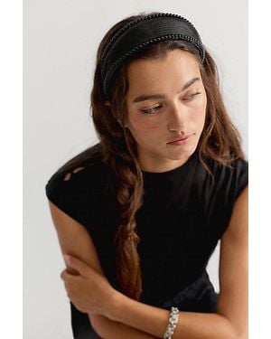 Free People Stella Wide Headband - Black