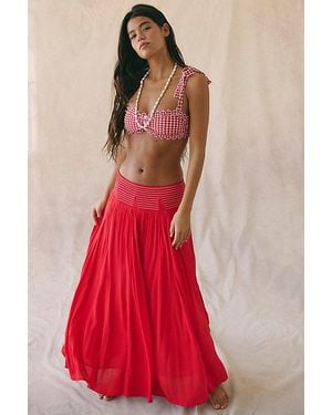 free-est Last Haven Convertible Skirt By - Red