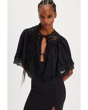 Free People By The Lakes Cape - Black