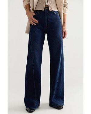 Mother The Lemon Twist Sneak Jeans - Blue