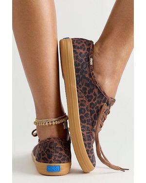 Keds For Fp Champion Luxe Suede Lace-Up Sneakers - Brown