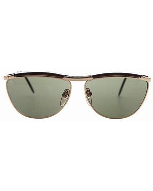 Sunglass Museum Vintage Fletcher Sunglasses Selected By - Metallic