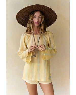 Free People So Coastal Wide Brim Hat - Brown