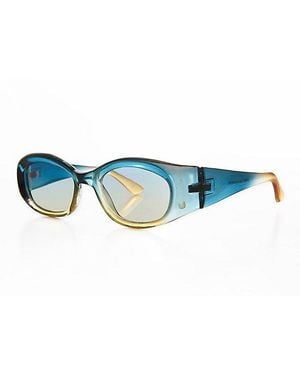 Sunglass Museum Vintage Flavia Sunglasses Selected By - Blue