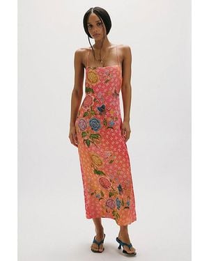 Free People Sweet Life Midi Dress - Red