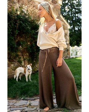 Intimately By Free People Dream State Lounge Trousers By - Green