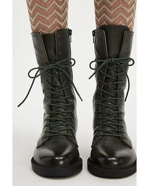 Silent D Cult Classic Combat Boots - Black
