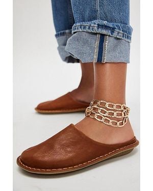 Free People Rosalia Chunky Chain Anklet - Blue