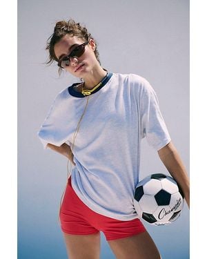 Fp Movement Tackle Heather Colorblock Tee - Gray