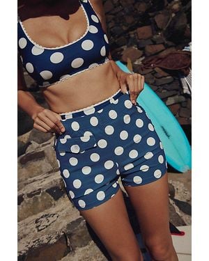Hammies Cabana Boyshort Swim Trunks - Blue