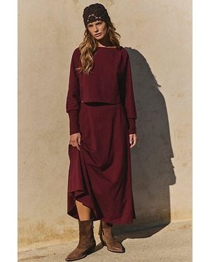 free-est Cilla Skirt Set By - Brown