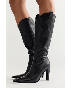 Jeffrey Campbell Sweet Talker Tall Boots Shoe By - Blue