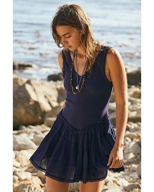 free-est Izi Drop-waist Mini - Blue