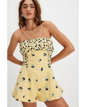 Free People Rolland Romper - Multicolour