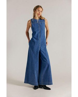 Free People Do No Wrong Jumpsuit - Blue