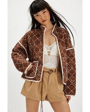 Free People Chloe Jacket - Brown