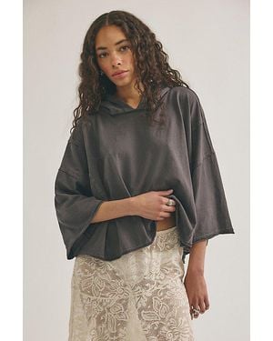 Free People Come And Go Hoodie - Grey