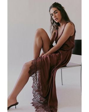 Nigel Preston Soho Wrap Midi Dress - Brown
