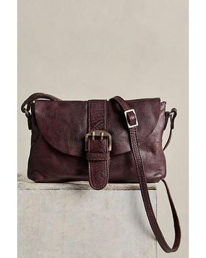 Free People Brando Buckle Crossbody - Brown