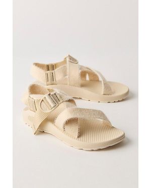 Chaco Mega Z Classic Fuzzy Sandals - Natural