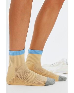 LE BON SHOPPE Colorblock Girlfriend Socks - White