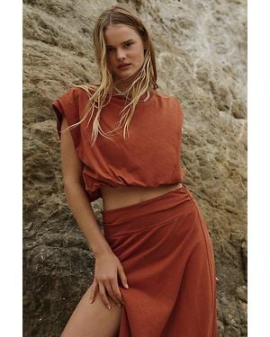 free-est Portia Skirt Set By - Brown