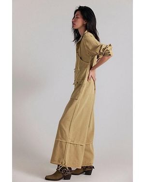 Free People We The Free High-Line One-Piece Jumpsuit - Natural