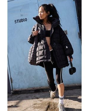 Fp Movement Like A Dream Long Reversible Puffer Jacket - Blue