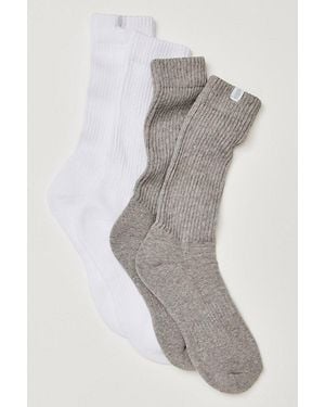 Fp Movement Go To Slouch Sock 2-Pack - Gray