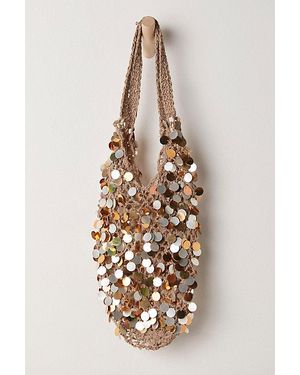 Free People Sea Treasures Tote Bag - Metallic