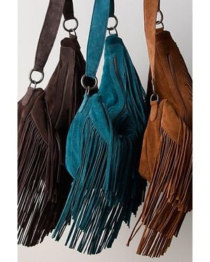 Free People Fern Fringe Shoulder Bag - Red