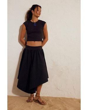 Free People Annette Tee Skirt Set - Blue