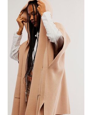 Free People All I Need Cosy Hooded Kimono At In Mushroom - Natural