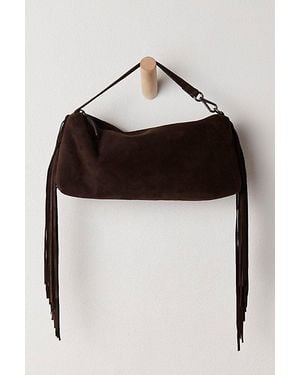 Free People Finn Fringed Shoulder Bag - Brown