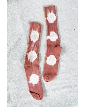 Layli Dyes Hard Hand Dyed Socks - Red