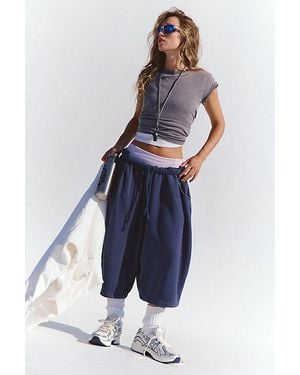 Fp Movement Trackline Cropped Easy Pants - Blue