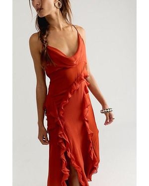 Ronny Kobo Milena Maxi Dress - Red
