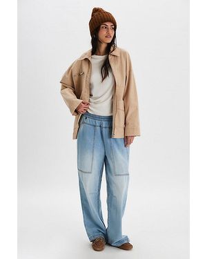 One Teaspoon Odyssey Pull-On Boyfriend Jeans - Blue